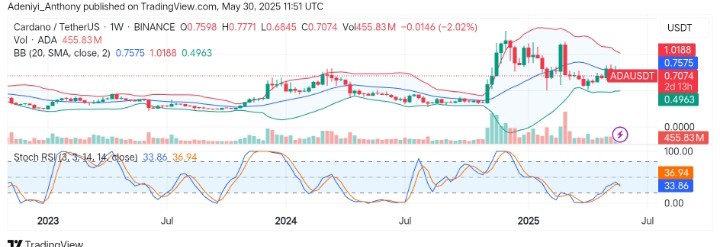 Cardano (ADA/USDT) Approaches Critical Support Level as Bulls Seek Reversal