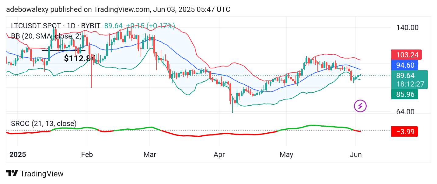 Litecoin (LTC) Price Prediction: LTC/USDT Sees a Rebound