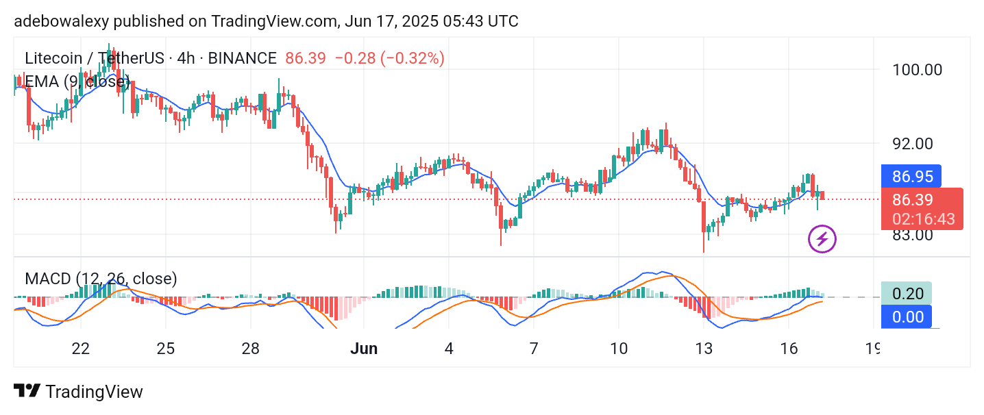 Litecoin (LTC) Price Prediction: LTC/USDT Lacks a Clear Direction