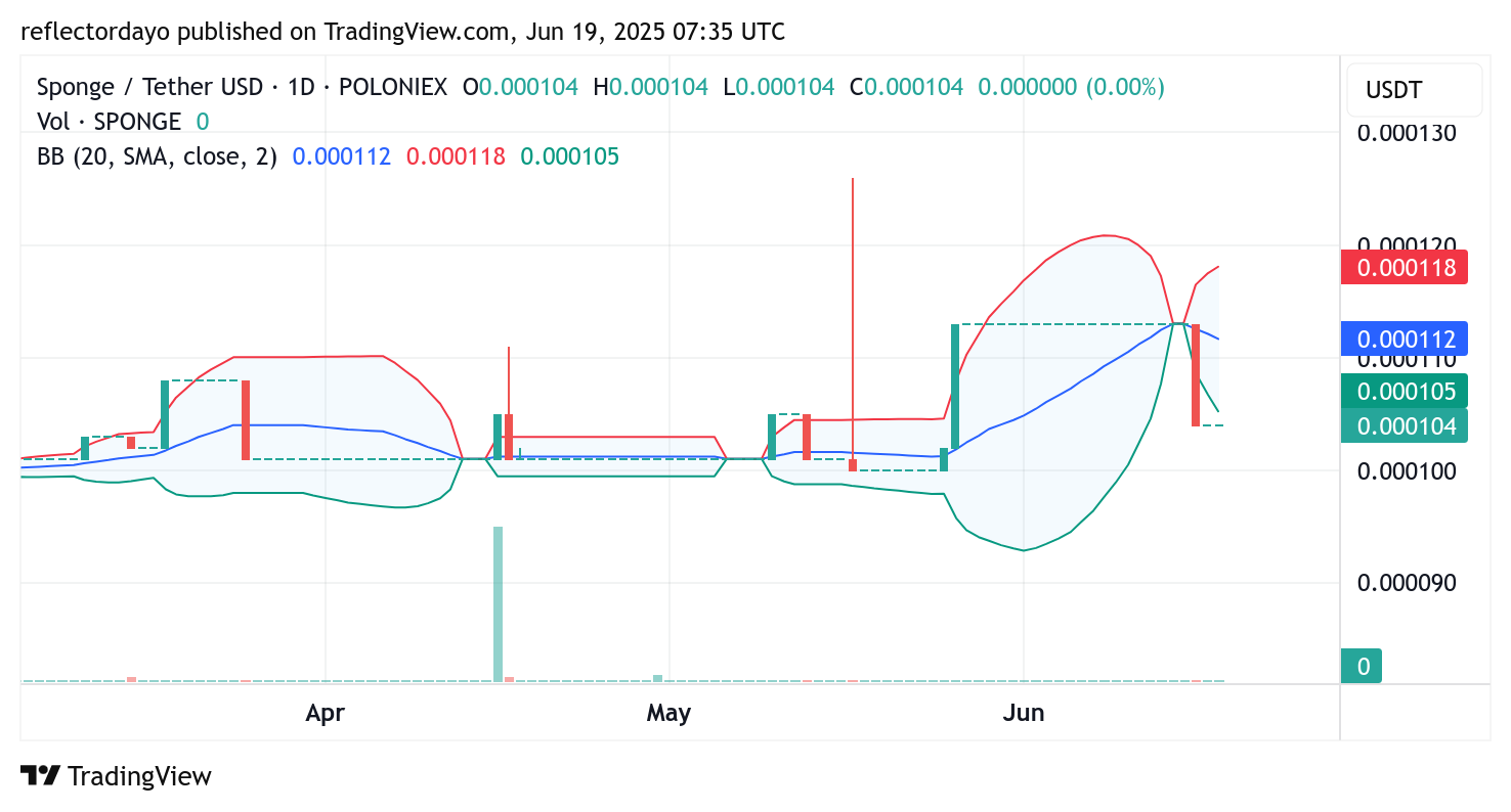 SPONGE/USD ($SPONGE) Maintains Bullish Momentum with Higher Support Formation