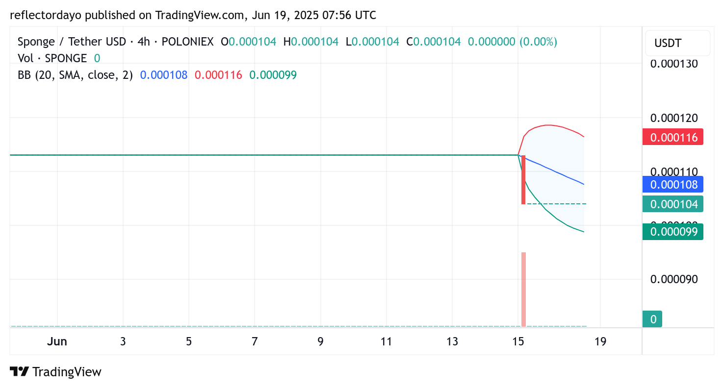 SPONGE/USD ($SPONGE) Maintains Bullish Momentum with Higher Support Formation