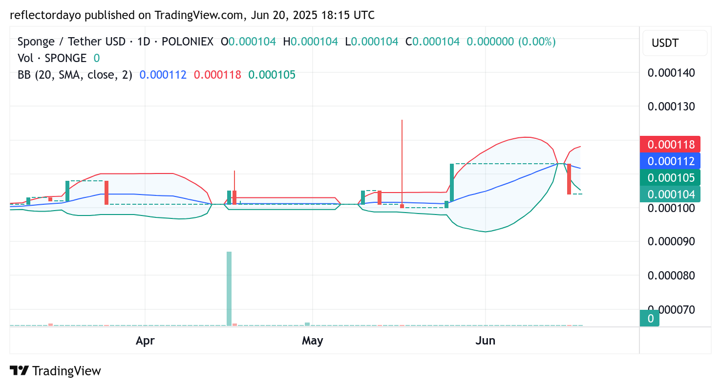 $SPONGE (SPONGE/USD) Shows Bullish Resilience as New Support Base Firms Up