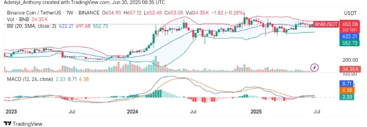 BNB (BNB/USDT) Stays Strong While Market Awaits Breakout Move