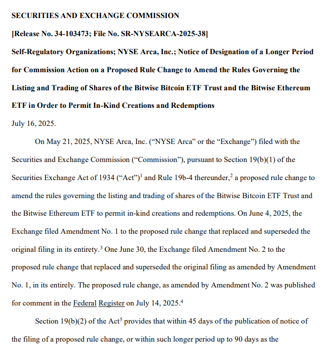 SEC Delays Decision on Crypto ETF Redemptions as Regulatory Approach Shifts