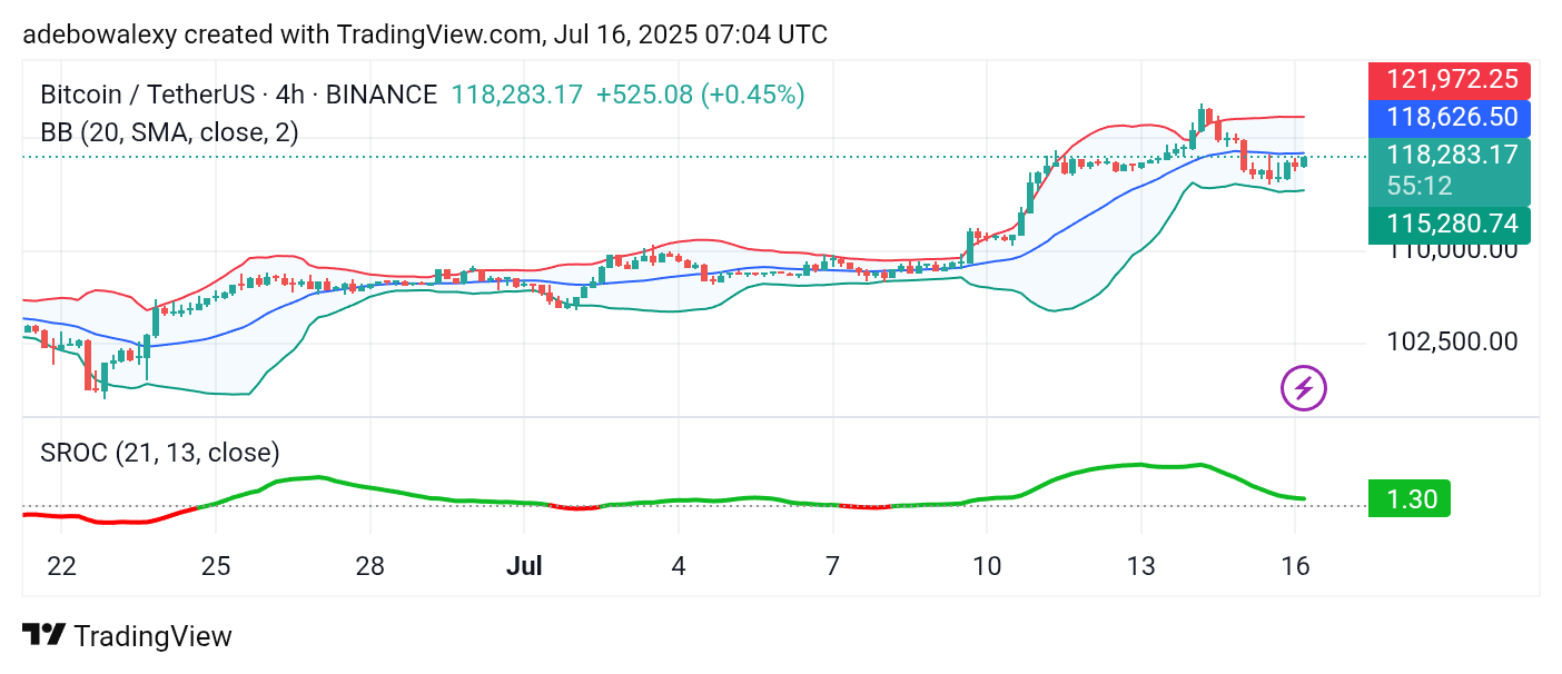 Bitcoin (BTC) Price Prediction: BTC/USDT Seeks Support Above the $123,000 Threshold