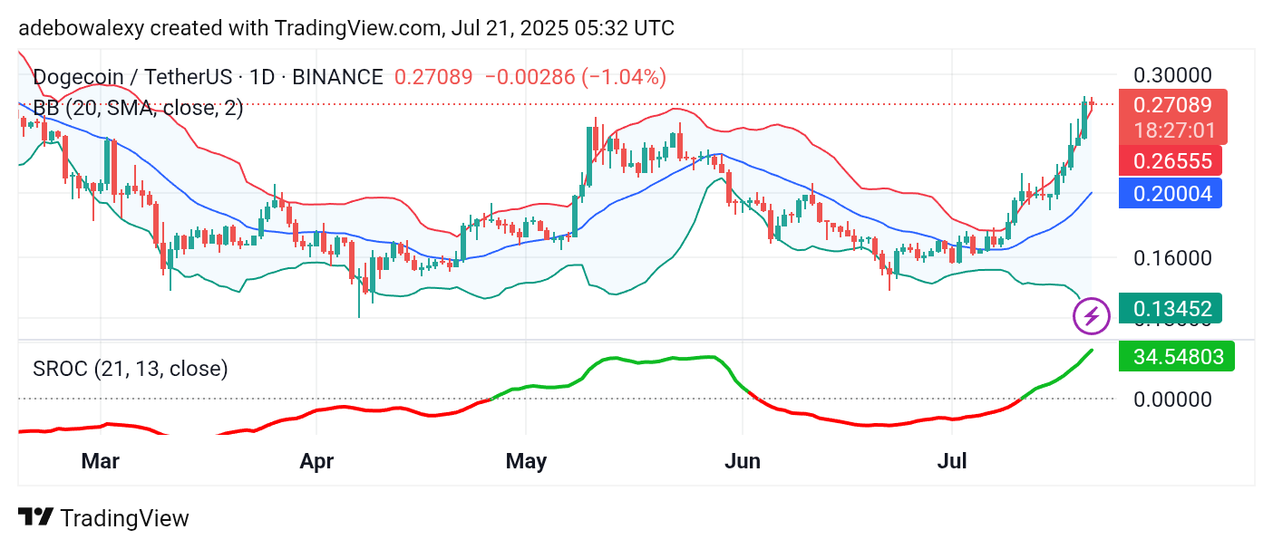 Dogecoin (DOGE) Price Prediction: DOGE/USDT Heads Towards $0.3000