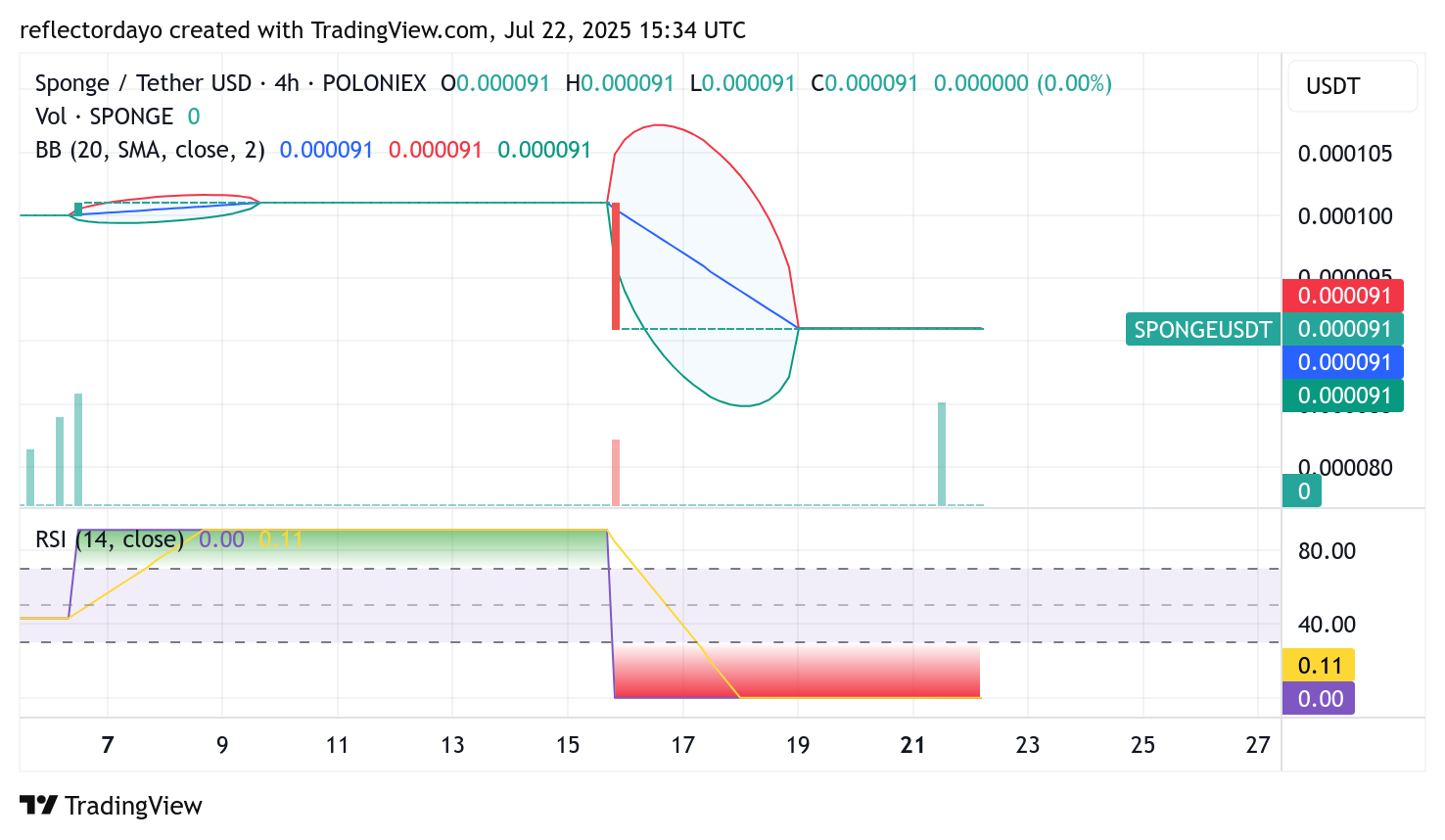 $SPONGE (SPONGE/USD) Market Alert: Is a Rebound Imminent?