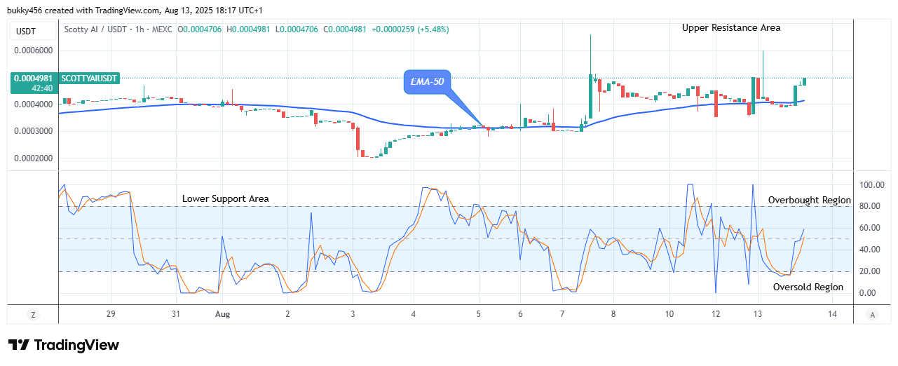 Scotty The Ai Price Prediction: SCOTTYAIUSDT Inflows Skyrockets at $0.00049 Level