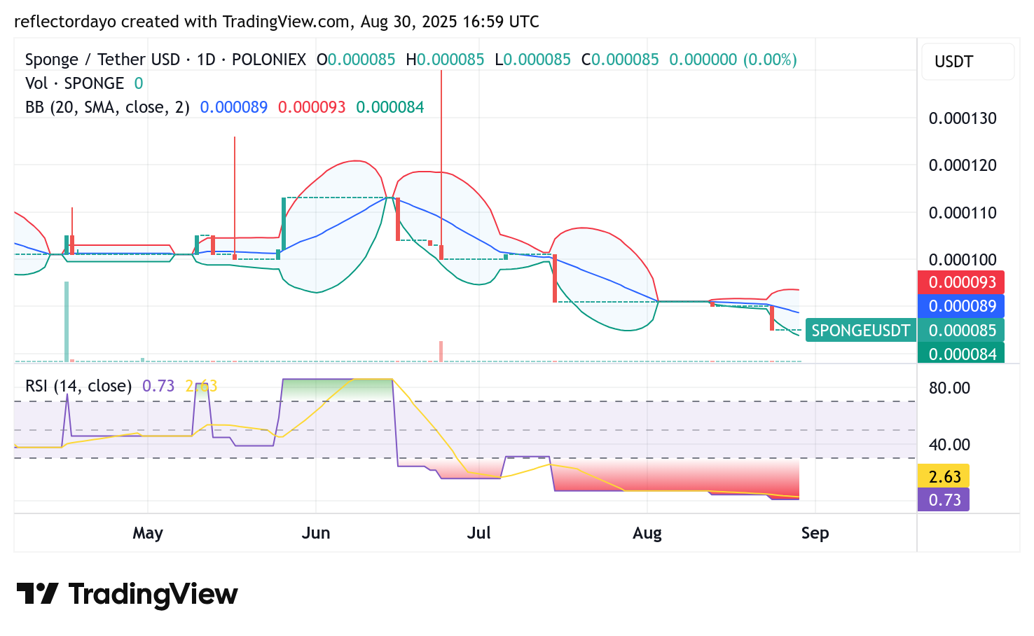 SPONGE/USD ($SPONGE): Signs of a Bullish Comeback Emerging