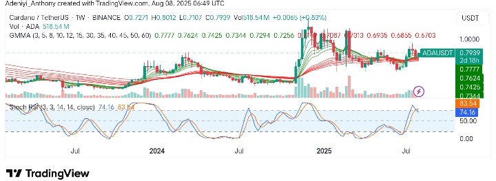 Cardano (ADA/USDT) Targets Potential Reversal Ahead of Key Resistance