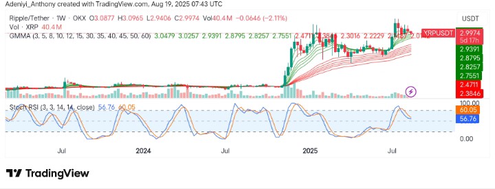 XRP (XRP/USDT) Pauses Bullish Rally, Suggests Caution
