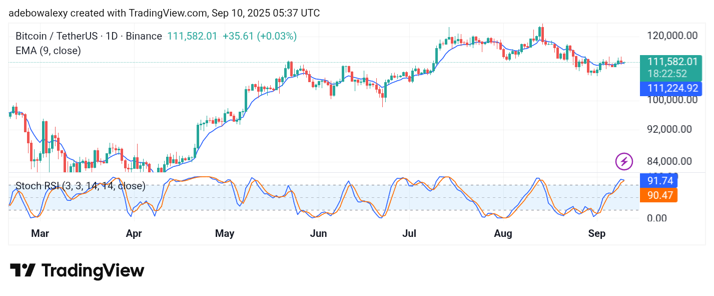 Bitcoin (BTC) Price Prediction: Bitcoin (BTC) Price Prediction: BTC/USDT Bulls Find It Hard to Breach the $113,000 Ceiling