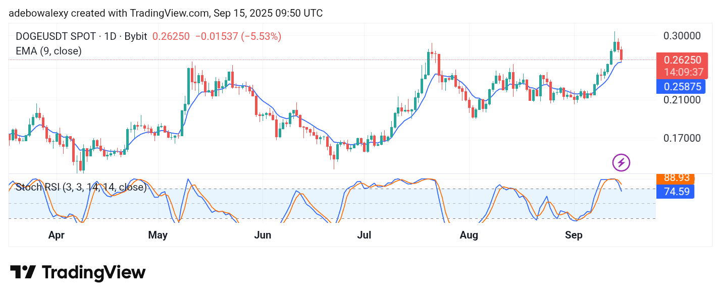 Dogecoin (DOGE) Price Prediction: DOGE/USDT Extends Previous Losses