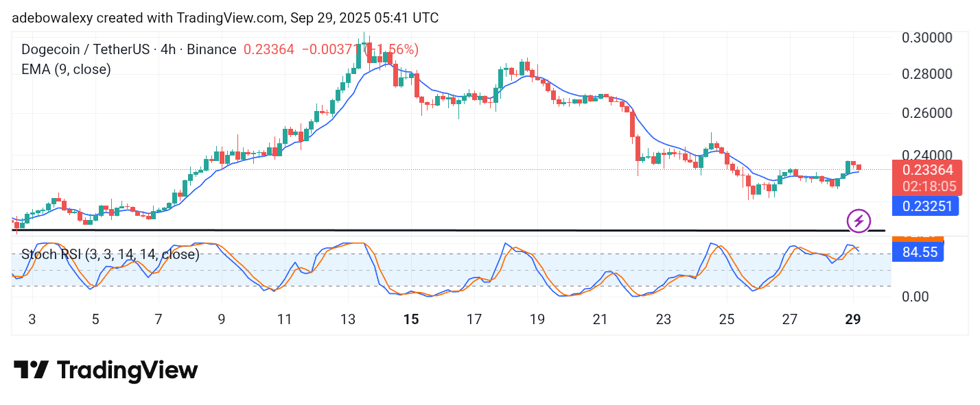 Dogecoin (DOGE) Price Prediction: DOGE/USDT Sees General Upward Rebound