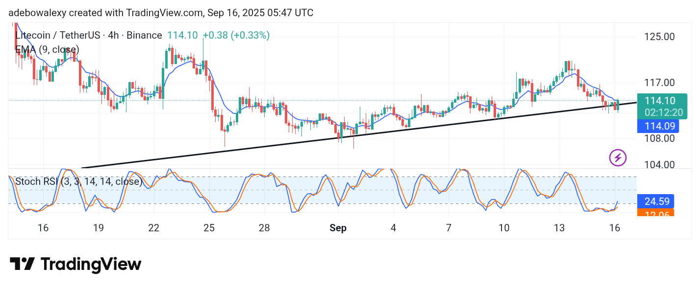 Litecoin (LTC) Price Prediction: LTC/USDT Keeps a General Upward Trajectory