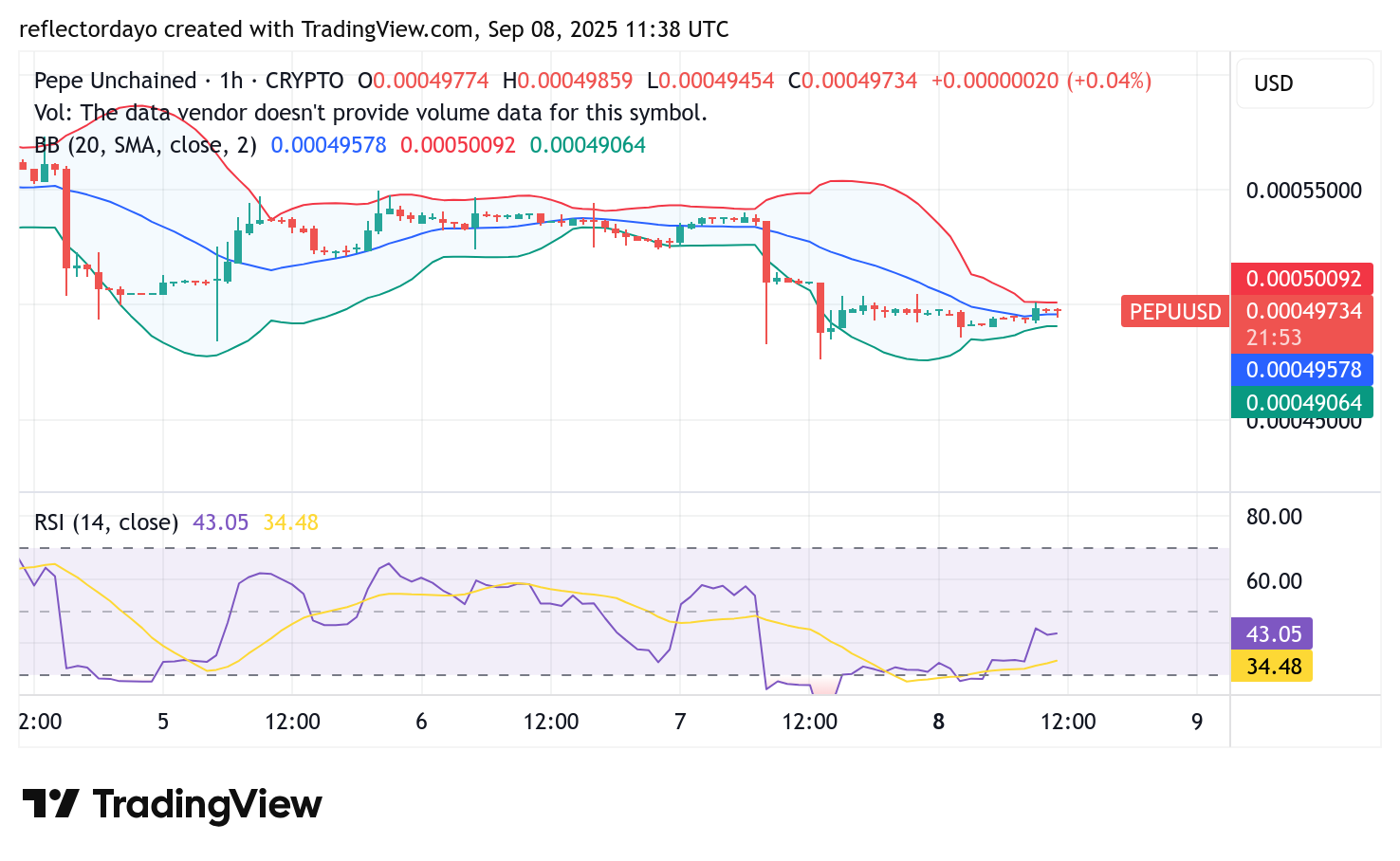 Pepe Unchained (PEPU/USD) Bulls Regroup Below $0.0005