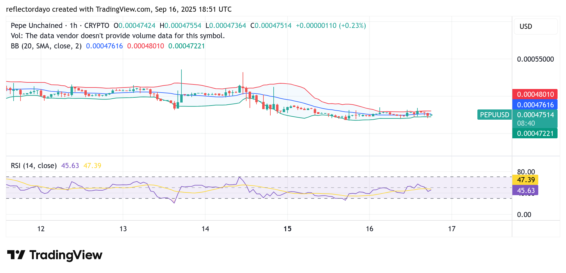 Pepe Unchained (PEPU/USD): Market Bracing for a Potential Rebound Above $0.0005