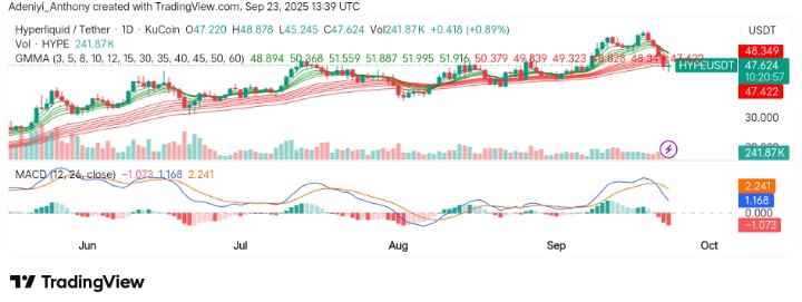 Hyperliquid (HYPE/USDT) Awaits Bullish Reversal Amid Bearish Pressure