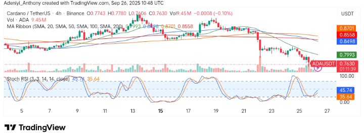 Cardano (ADA/USDT) Struggles for Momentum: What to Expect