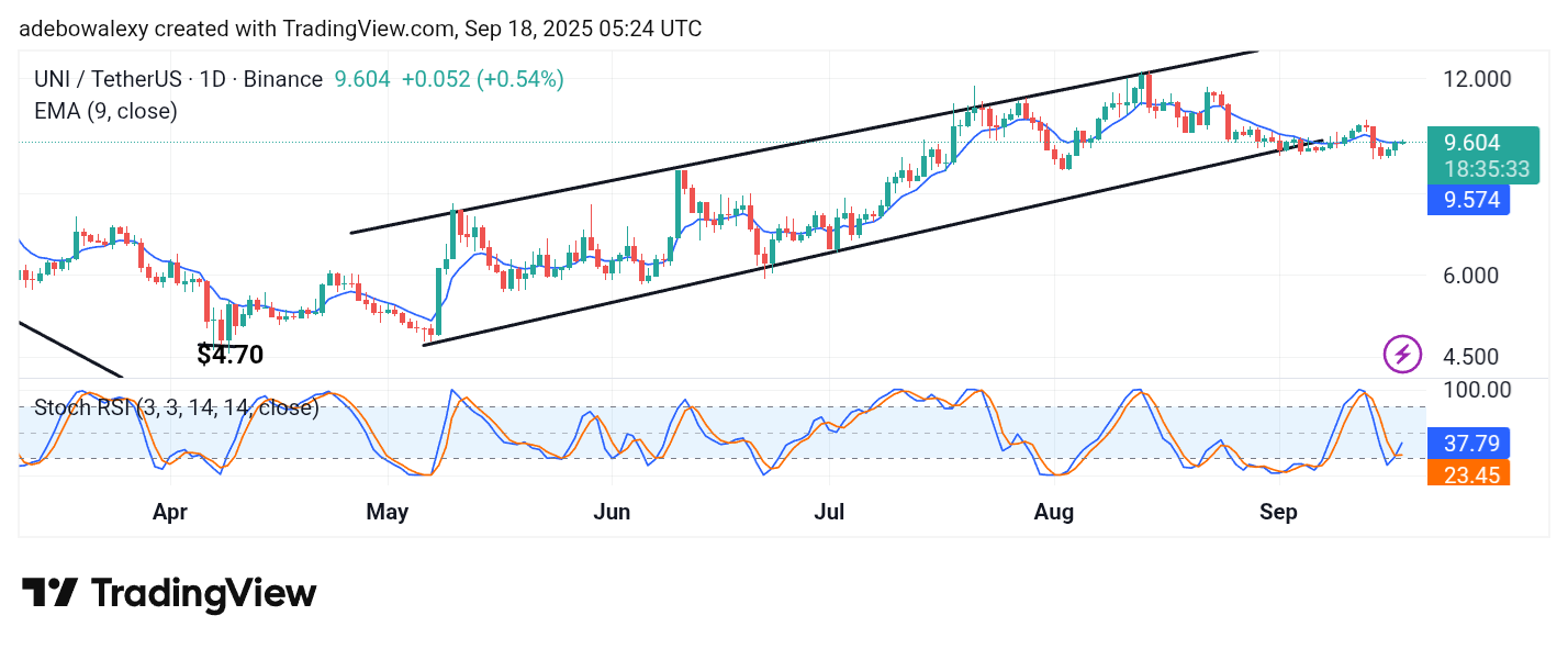 Uniswap (UNI) Price Prediction: UNI/USDT Sees Modest Recovery