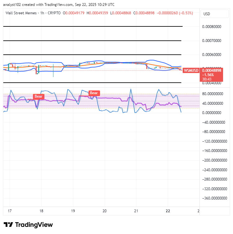 Wall Street Memes (WSM) Trade Finds Base, Bulls Firm