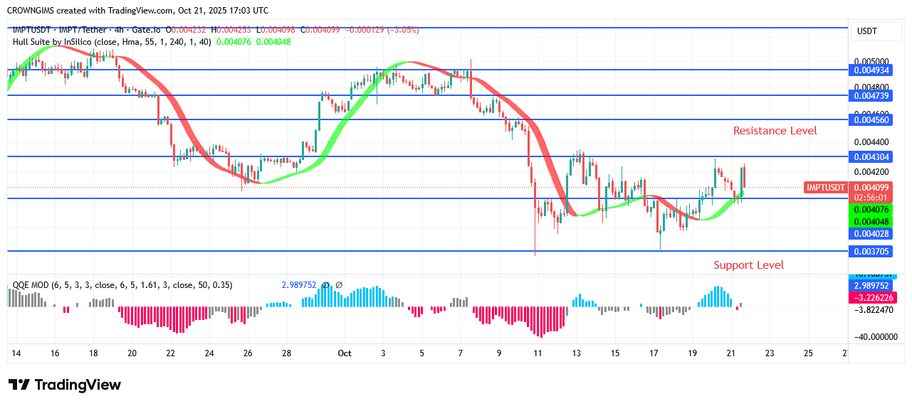 IMPTUSDT Price Is Rising