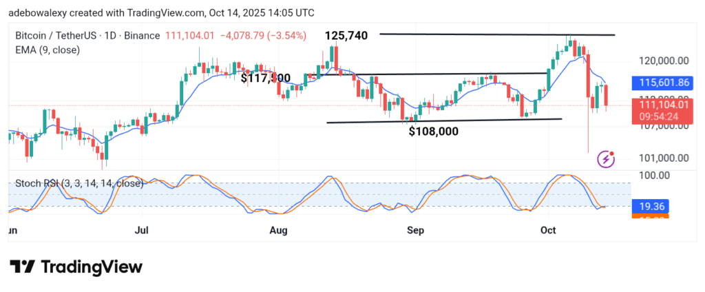 Bitcoin (BTC) Price Prediction: BTC/USDT Stays Below $115,600