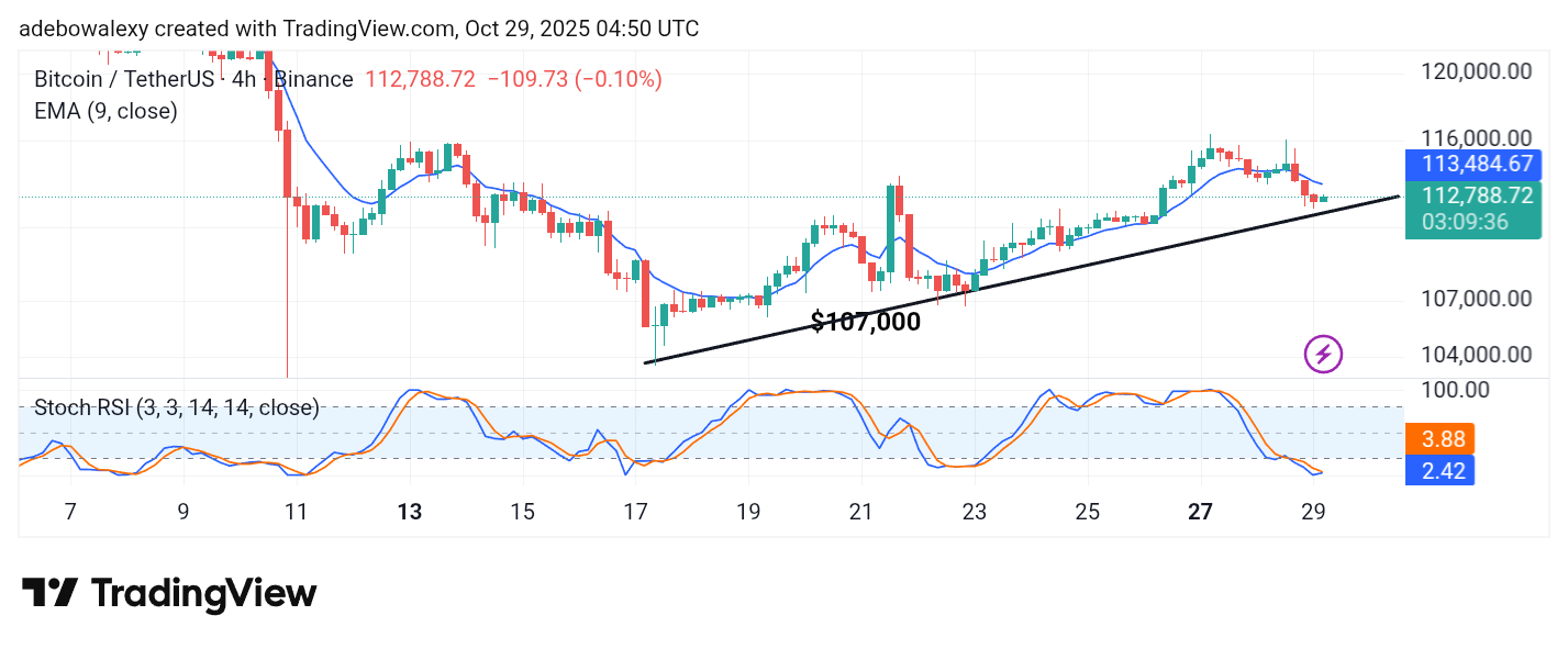 Bitcoin (BTC) Price Prediction: BTC/USDT Registers a Modest Pullback