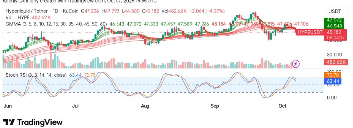 Hyperliquid (HYPE/USDT) Testing Support Amidst Overbought Conditions: Where from Here?