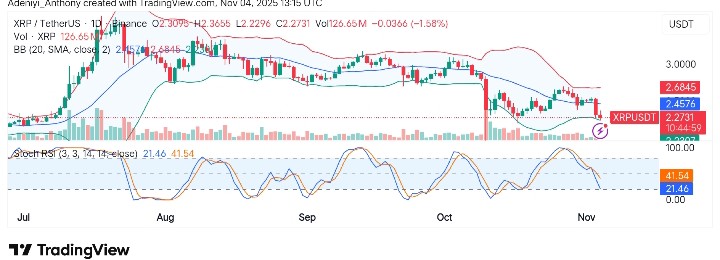 XRP (XRP/USDT) Faces Critical Resistance After Bullish Surge
