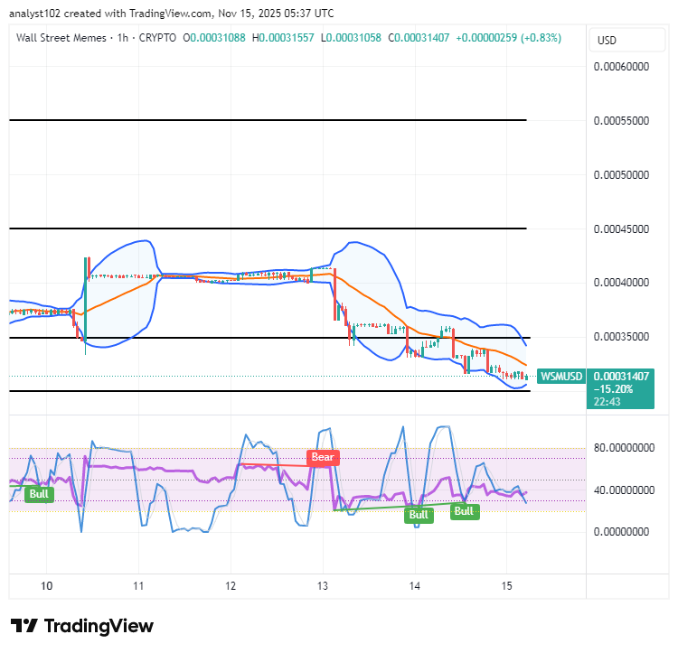 WSM/USD, Wall Street Memes, WSM, Technical Analysis