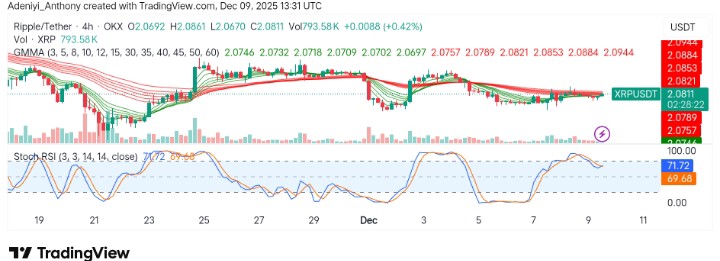 XRP (XRP/USDT) Pushes for Recovery Amid Strong Market Volatility