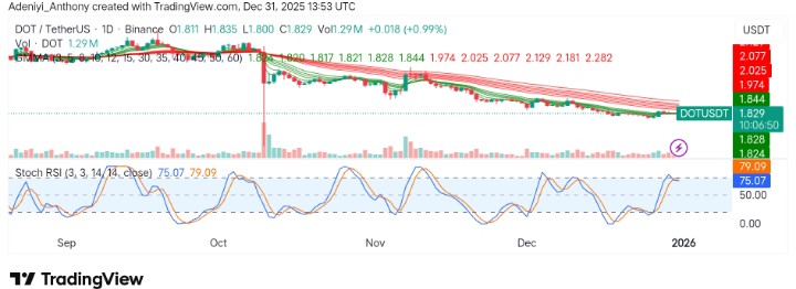 Polkadot (DOT/USDT) Consolidates for Bullish Gains Amidst Market Volatility