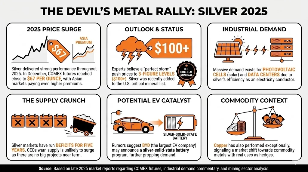 Silver Prices Expected to Rise Further Amid Growing Demand in Tech and Energy