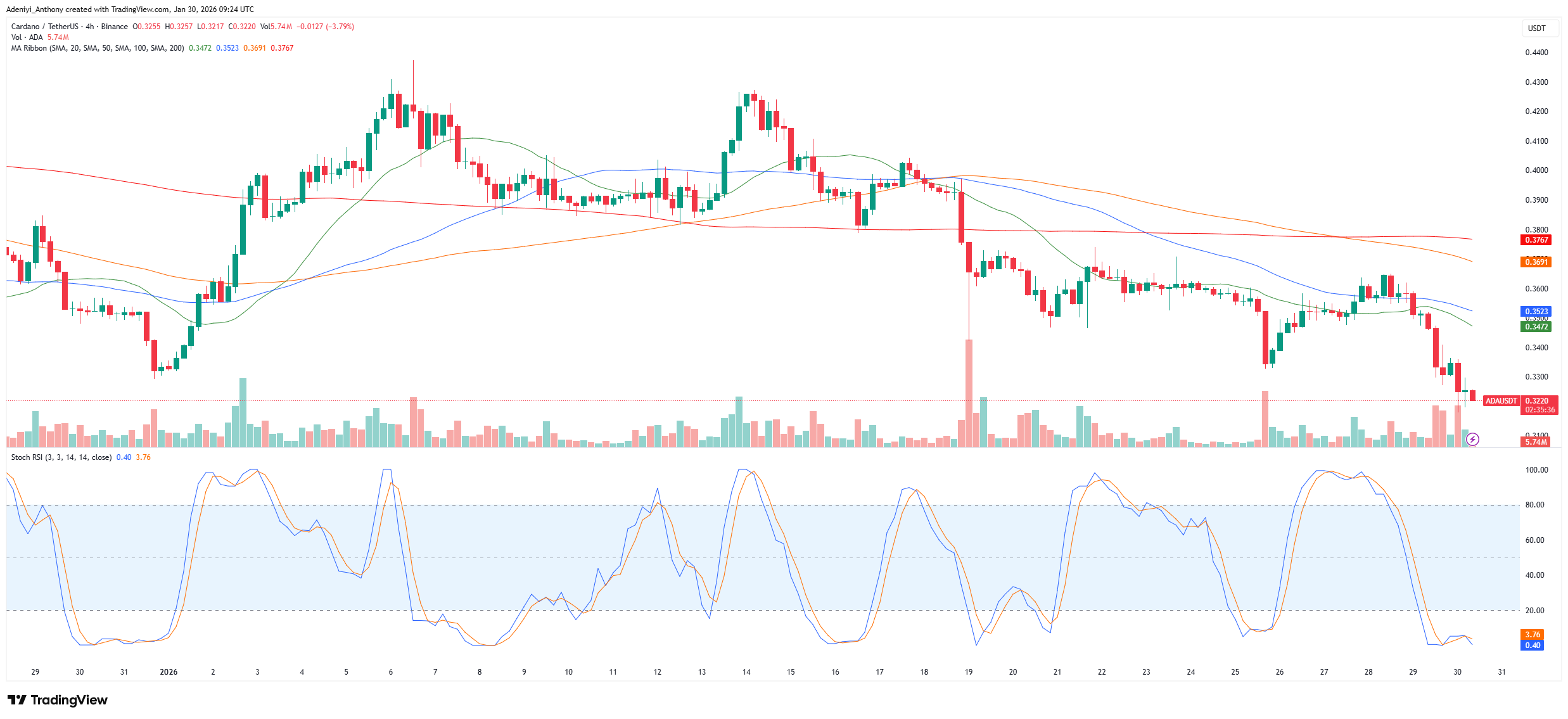 Cardano Price Faces Critical Pivot as Bearish Pressure Mounts
