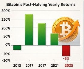 Bitcoin’s Post-Halving Year Ends with a Loss: Is the Four-Year Cycle Over?