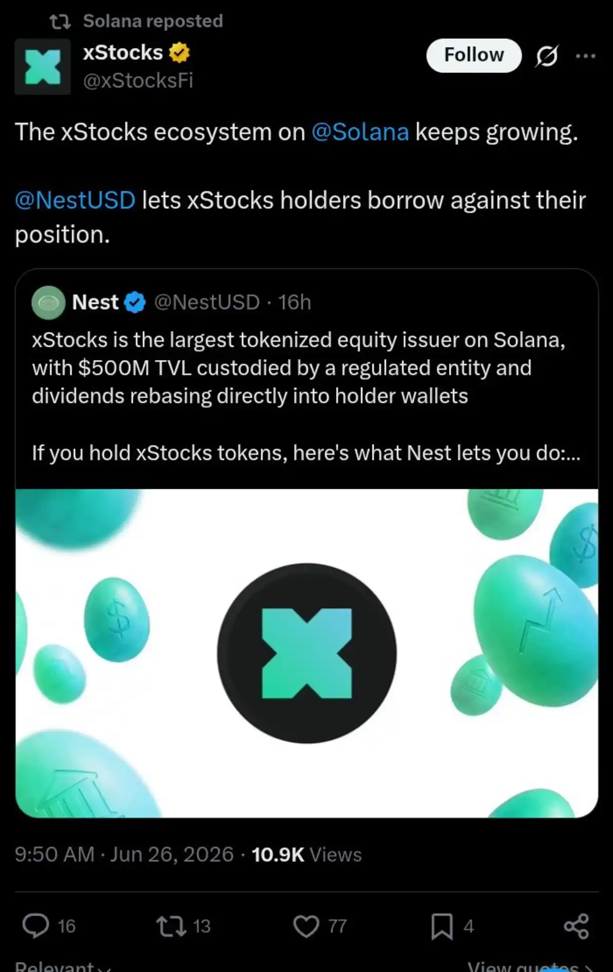 xStock Sees Significant Growth.