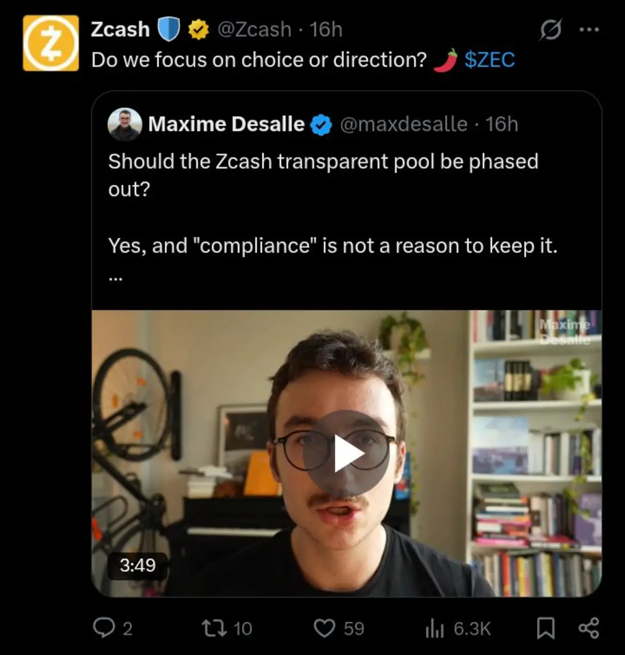 Zcash (ZEC) Pushes Further North