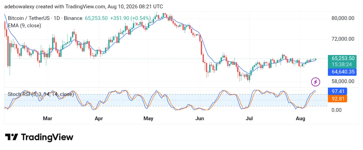 Bitcoin (BTC) Sustains Above a Key Level