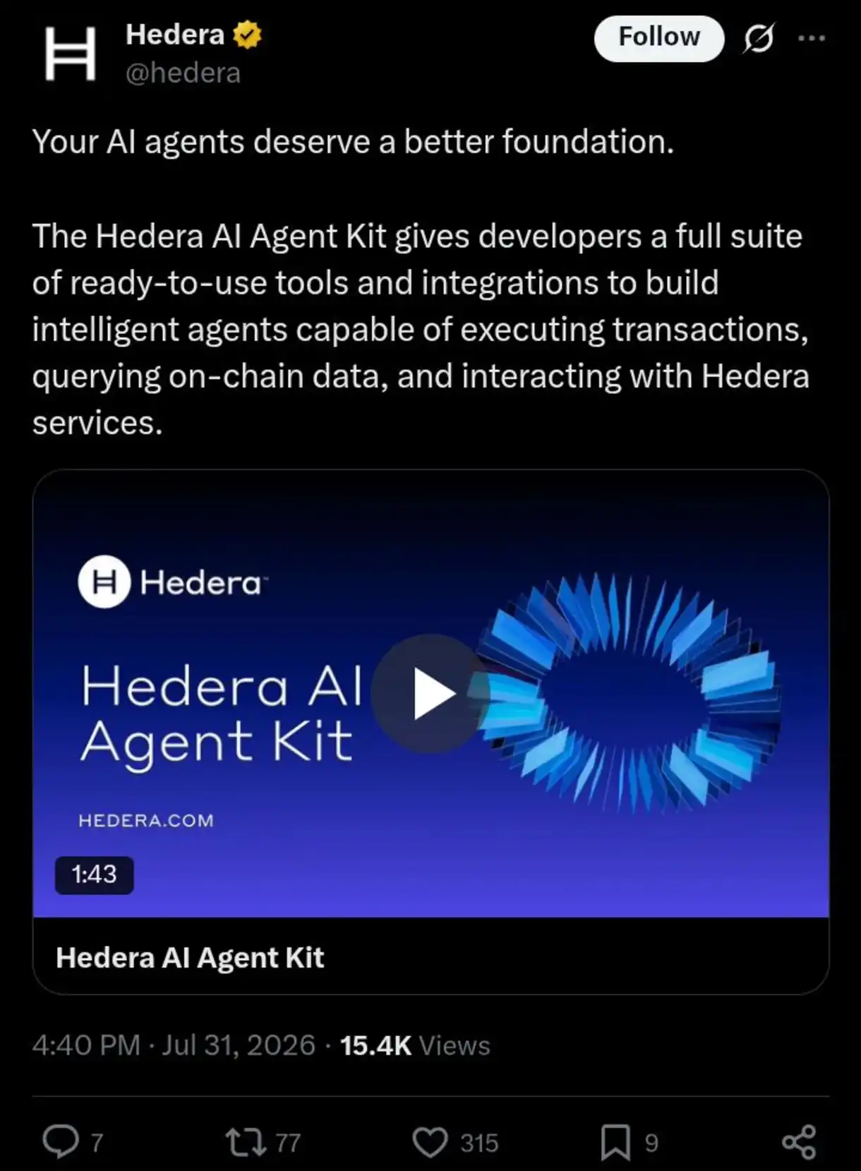 Hedera Hashgraph (HBAR) May Be Hinting at a Go-Long Signal