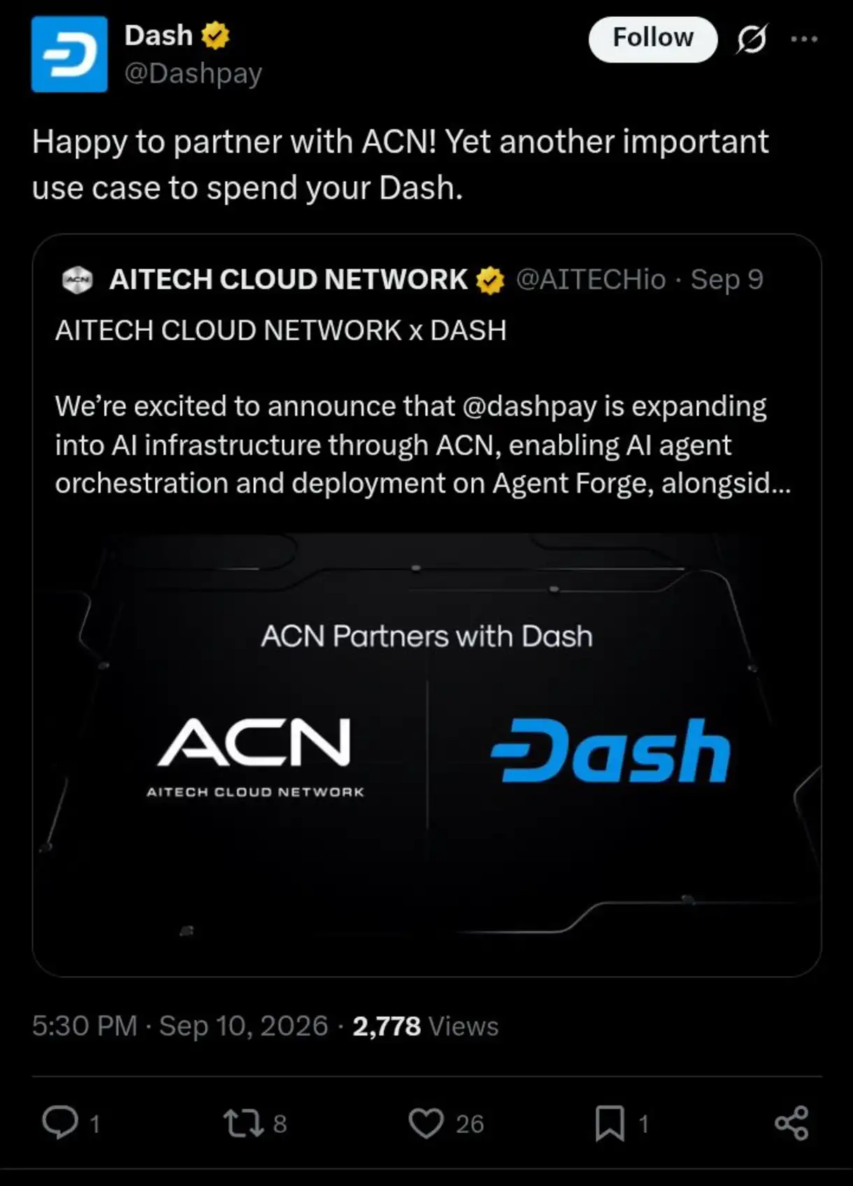 Dash (DASH) Pullback, but Long-Term Prospects Stay Viable