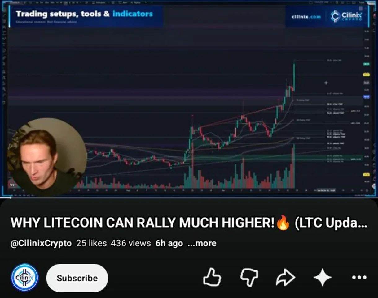 Litecoin (LTC) Bulls Are Holding Up Despite a Broader Market Downtrend